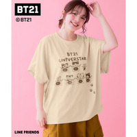 【BT21】ゆるシルエットドルマンTシャツ 大きいサイズ