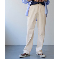 サラチノストレッチストレートパンツ(吸汗速乾・接触冷感・UVカット)(股下68cm) 大きいサイズ