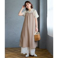 とろみ素材キャミソールワンピース 大きいサイズ