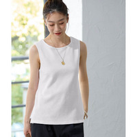 綿100％ドライタッチワッフルタンクトップ（UVカット・吸汗速乾） 大きいサイズ