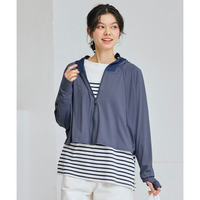 まるっと顔までUVパーカーポンチョ 大きいサイズ