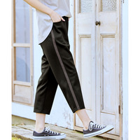 ジャージクロップドパンツ（抗菌防臭・吸汗速乾・ＵＶカット 大きいサイズ