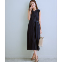 【レディーススーツ】セットアップ対応ロング丈ワンピース（上下別売・うすカルジャージーシリーズ） 大きいサイズ