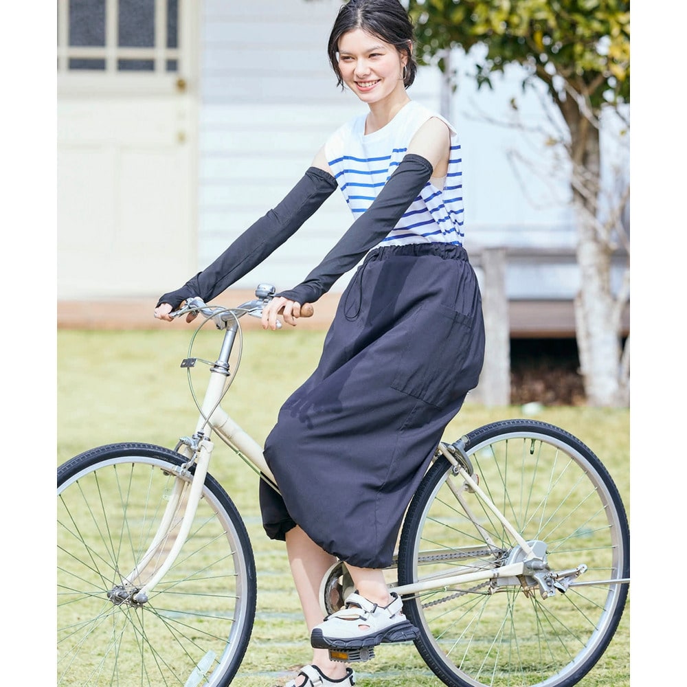 自転車乗りの為のスカートカバー(はっ水) 大きいサイズ13
