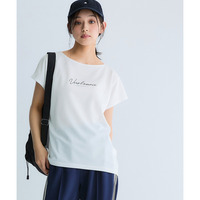 アクティブメッシュフレンチプリントTシャツ（吸汗速乾・UVカット）　大きいサイズ