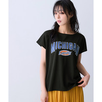 アクティブメッシュフレンチプリントTシャツ（吸汗速乾・UVカット）　大きいサイズ