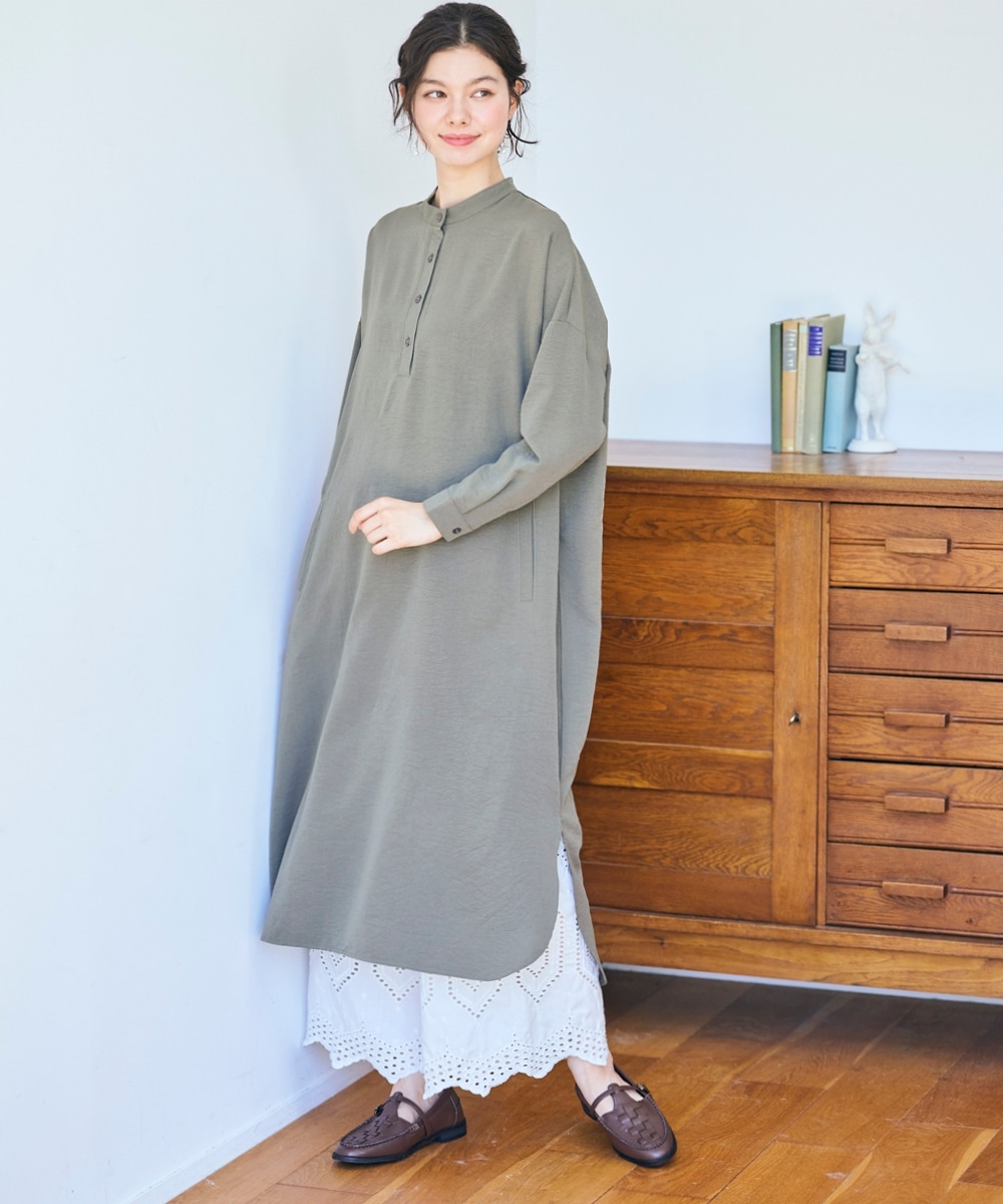 裾刺しゅうがかわいい万能ペチパンツ 大きいサイズ3