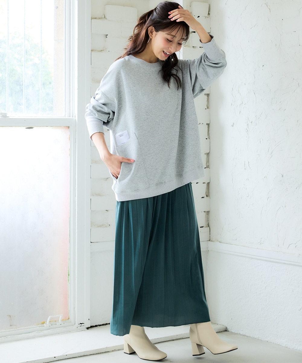 ロゴワッペン付スウェット(大容量ポケット付) 大きいサイズ17