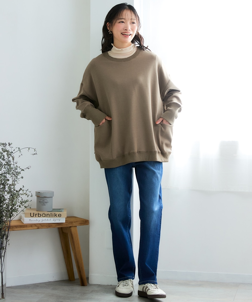 ロゴワッペン付スウェット(大容量ポケット付) 大きいサイズ19