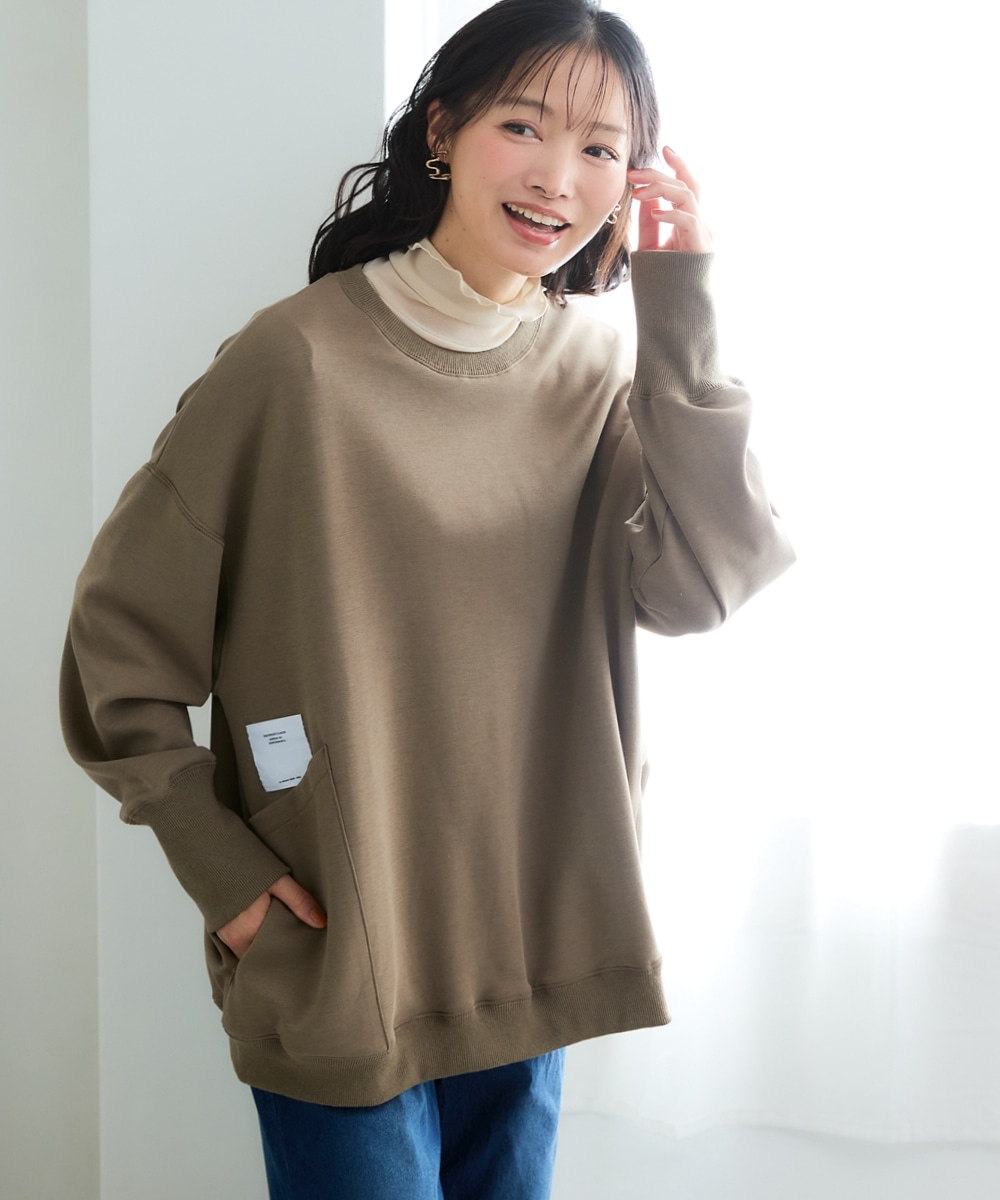 ロゴワッペン付スウェット(大容量ポケット付) 大きいサイズ20