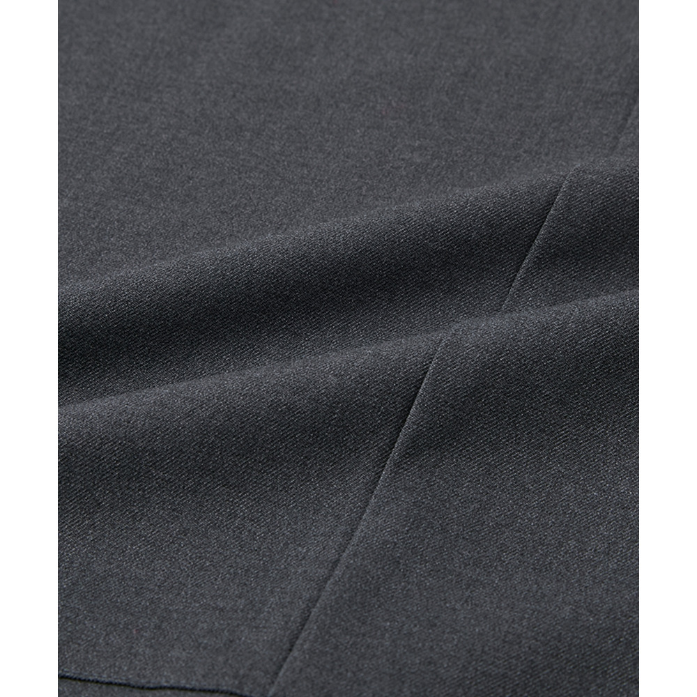 【あったか裏起毛】袖ゴールドボタンプルオーバーブラウス(しわになりにくい・ストレッチ・保温性) 大きいサイズ24