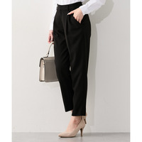 洗えるタテヨコストレッチテーパードパンツ【大きい胸専用】テーラードジャケットと同素材 大きいサイズ