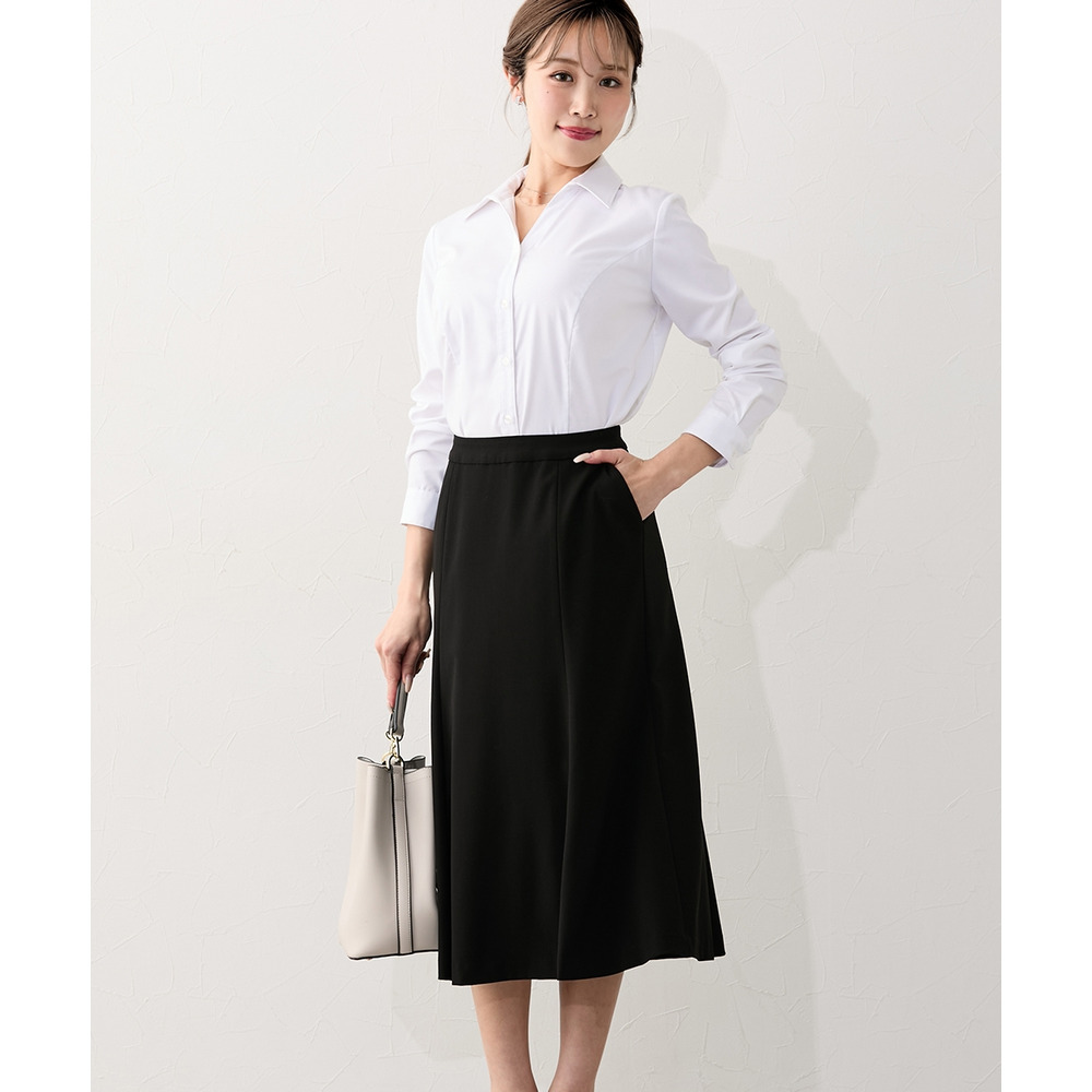 洗えるタテヨコストレッチマーメイドスカート【大きい胸専用】テーラードジャケットと同素材 大きいサイズ13
