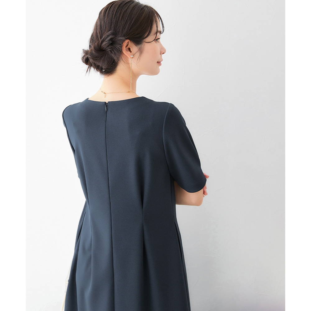 【レディーススーツ】セットアップ対応半袖ワンピース(上下別売・カノコジャージーシリーズ) 大きいサイズ13