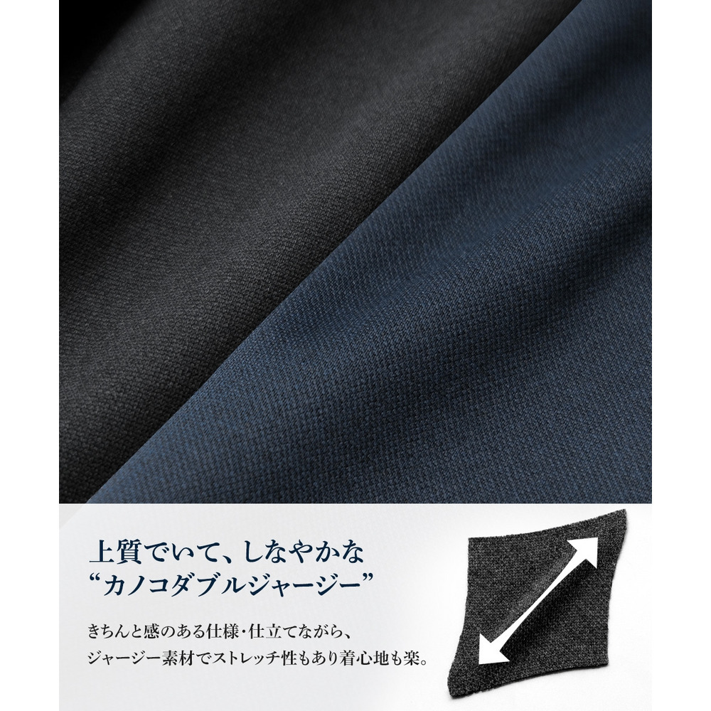 【レディーススーツ】セットアップ対応半袖ワンピース(上下別売・カノコジャージーシリーズ) 大きいサイズ3