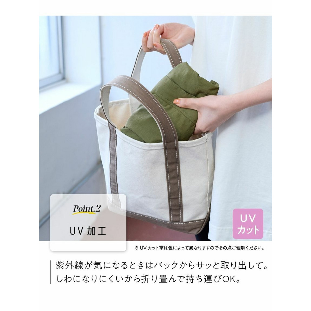 大きいサイズ　軽tet花粉がつきにくいはっ水加工ゆるパーカーブルゾン（UVカット）6