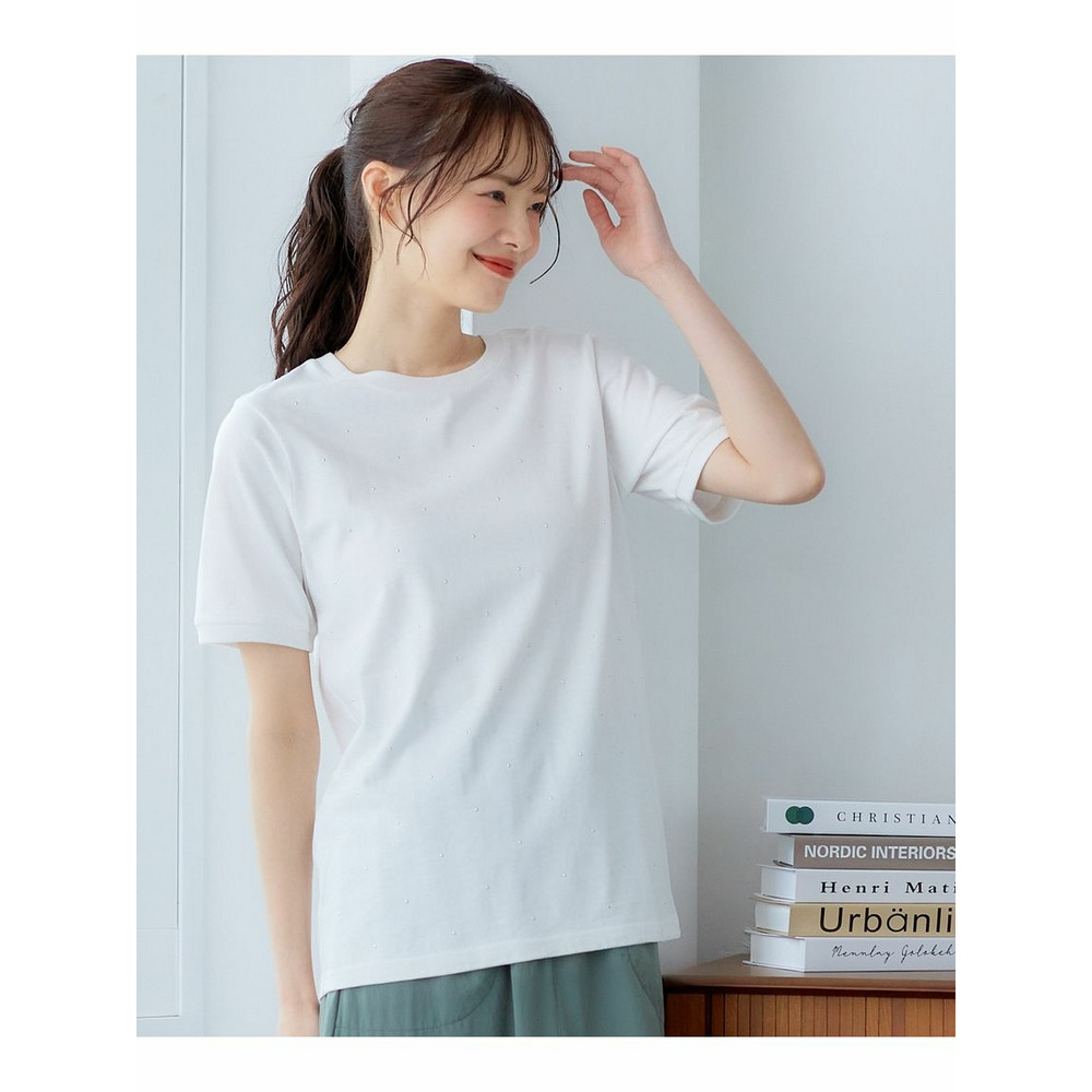 大きいサイズ　ドットストーンTシャツ14