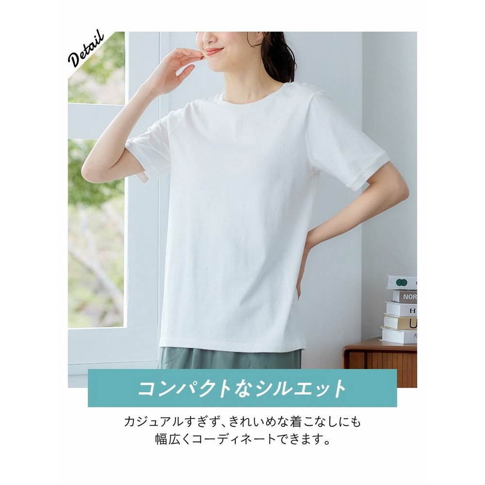 大きいサイズ　ドットストーンTシャツ7