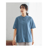 雨や家事の水はねに安心！ビックシルエットやわらかシャツ（はっ水・接触冷感）（薄手素材）　大きいサイズ