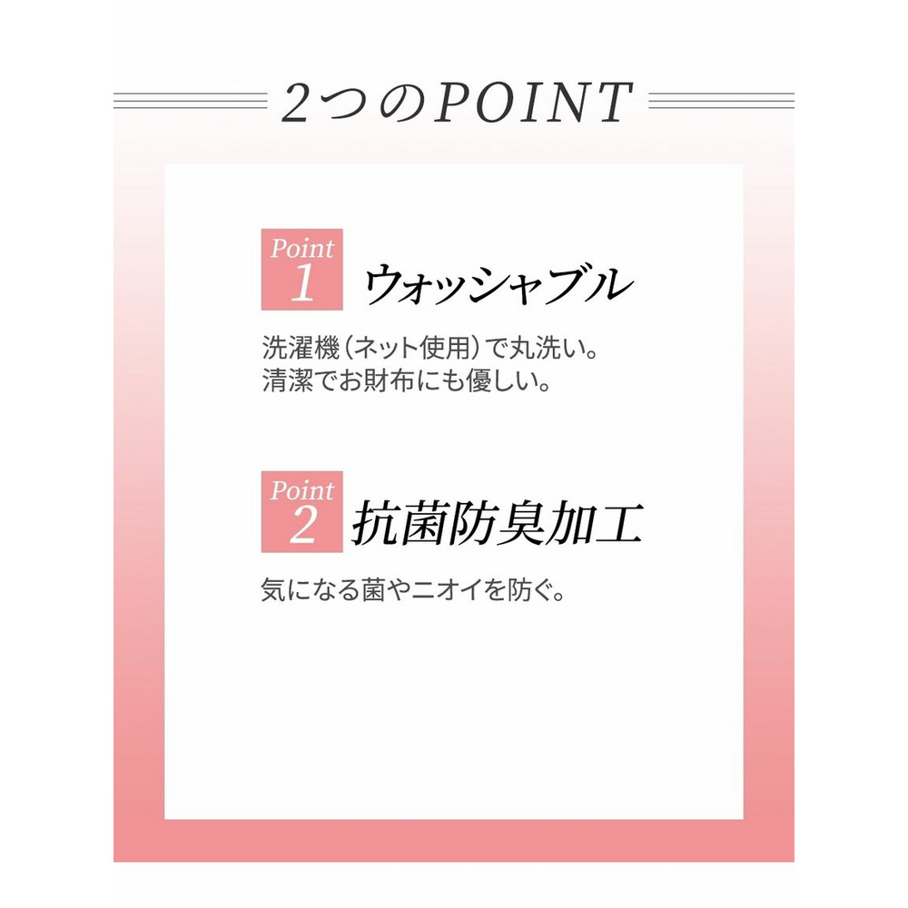 大きいサイズ　【事務服・会社制服】タイ2つ付き丸襟パウダーサテン長袖シャツ（抗菌防臭加工）（リボンタイ・フリルタイ付）4