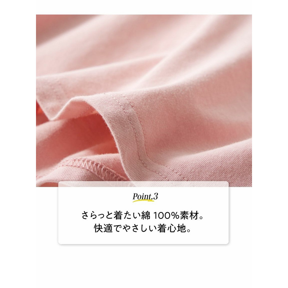 大きいサイズ 綿100％汗染みしにくいVネック5分袖Ｔシャツ10