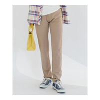 2WAYストレッチひんやりカットソースリムストレートパンツ（ゆったり太もも）（股下73ｃｍ）　大きいサイズ