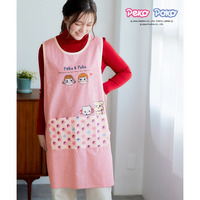 ジャンスカみたいにすっぽり着られるキャラクターエプロン 大きいサイズ