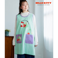 ジャンスカみたいにすっぽり着られるキャラクターエプロン 大きいサイズ