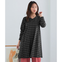 ジャガードカットソーチュニック（OtonaSMILE）　大きいサイズ