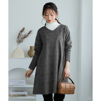 ジャガードカットソーチュニック（OtonaSMILE）　大きいサイズ