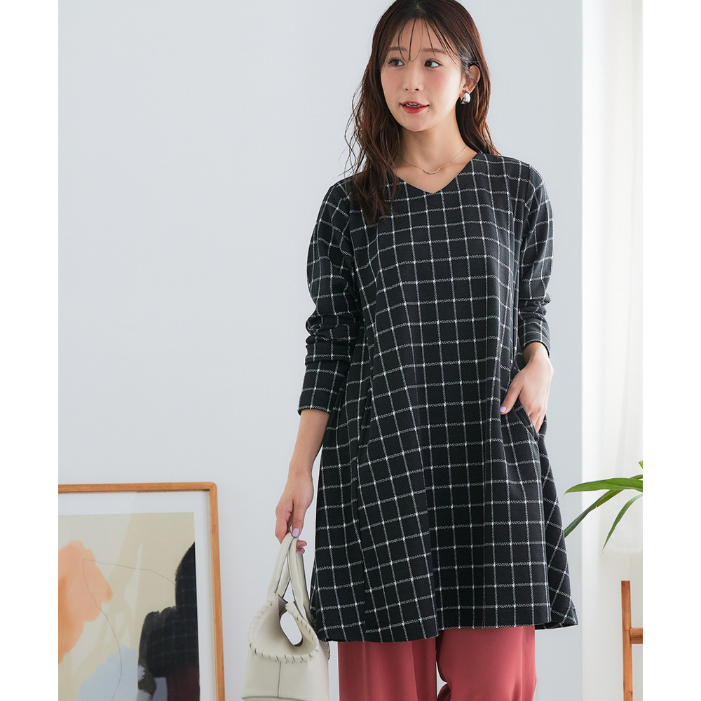ジャガードカットソーチュニック(OtonaSMILE) 大きいサイズ19