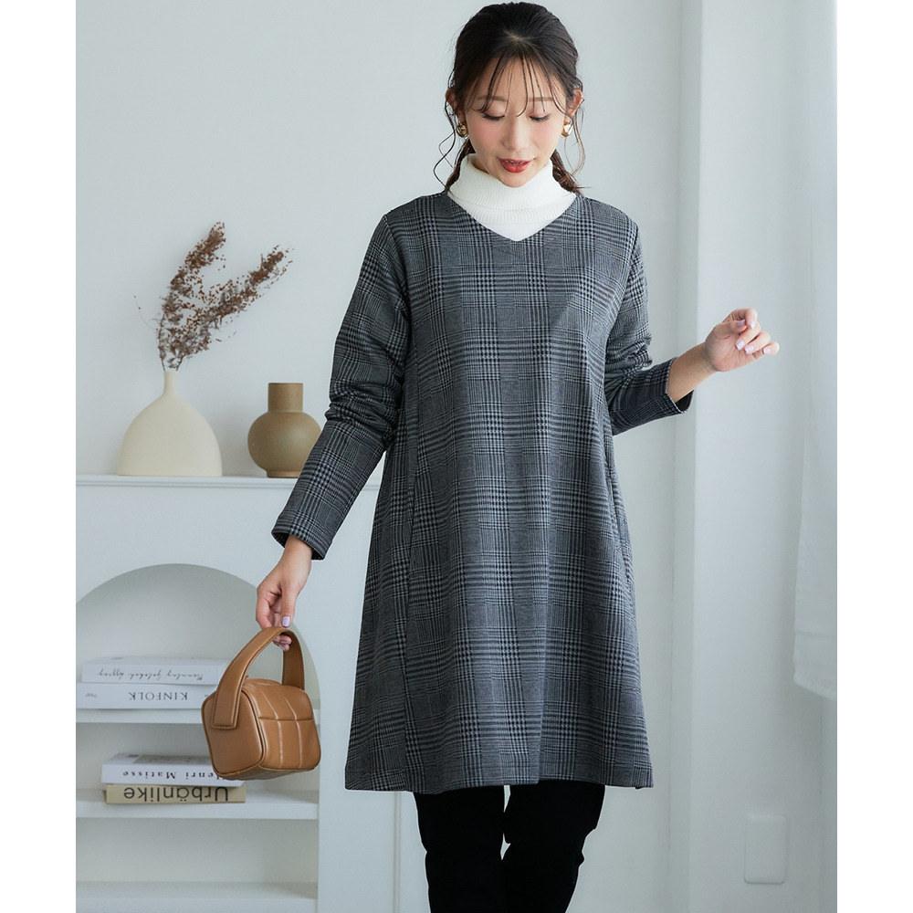 ジャガードカットソーチュニック(OtonaSMILE) 大きいサイズ22