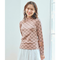 モチモチあたたか吸湿発熱ハイネックトップス 大きいサイズ