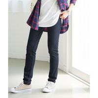 （MO-FU POKA）裏シャギーストレートパンツ（ゆったり太もも）（股下68ｃｍ） 大きいサイズ