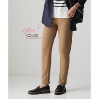 （MO-FU POKA）裏シャギーストレートパンツ（ゆったり太もも）（股下68ｃｍ） 大きいサイズ