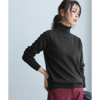 洗えるタートルネックニット【毛玉になりにくいふんわりもちもち素材】 大きいサイズ