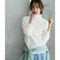 洗えるタートルネックニット【毛玉になりにくいふんわりもちもち素材】 大きいサイズ