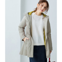 蓄熱サーモプラスモッズコート（配色裏地）【防風・はっ水・帯電防止・花粉がつきにくい・マシンウォッシャブル】 大きいサイズ