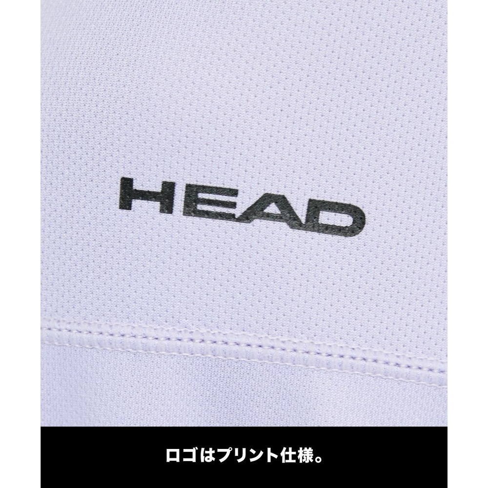 大きいサイズ　ドライメッシュ裾ドロスト長袖ゆるTシャツ（吸汗速乾・UVカット）（HEAD）4