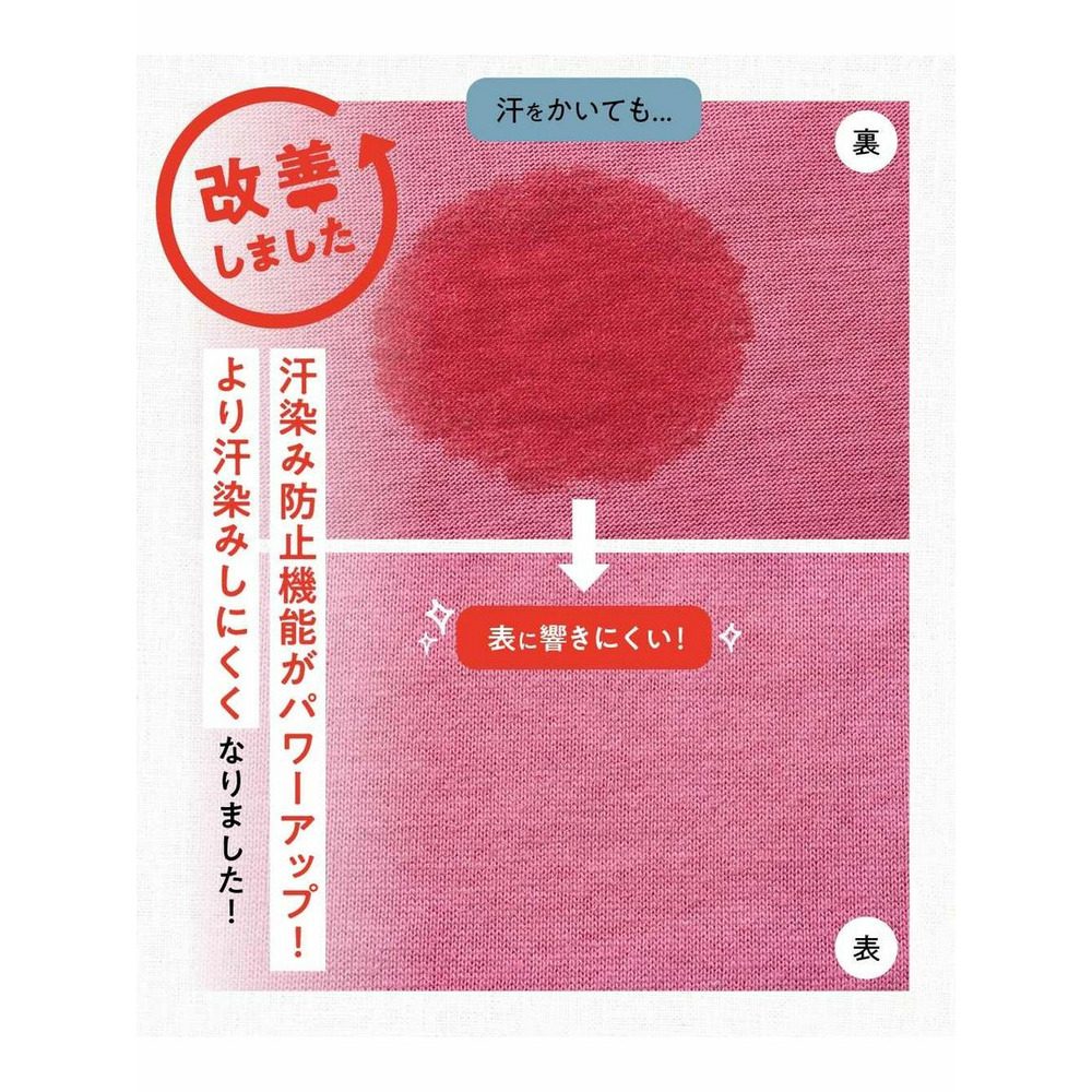 大きいサイズ　綿100％汗染みしにくい5分袖デザインロング丈トップス4