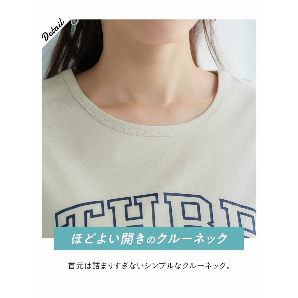 大きいサイズ　綿混プリントTシャツ（吸汗速乾）4