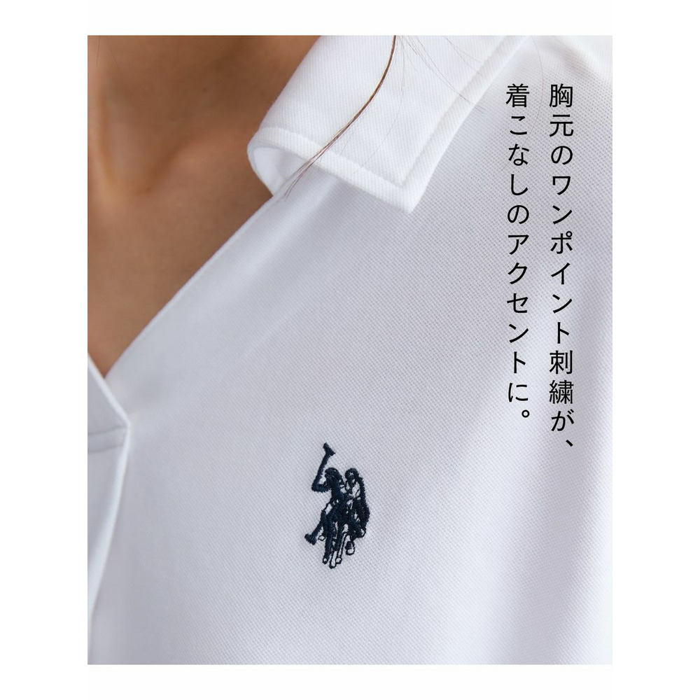 大きいサイズ　【U.S. POLO ASSN.】スキッパーポロシャツ5