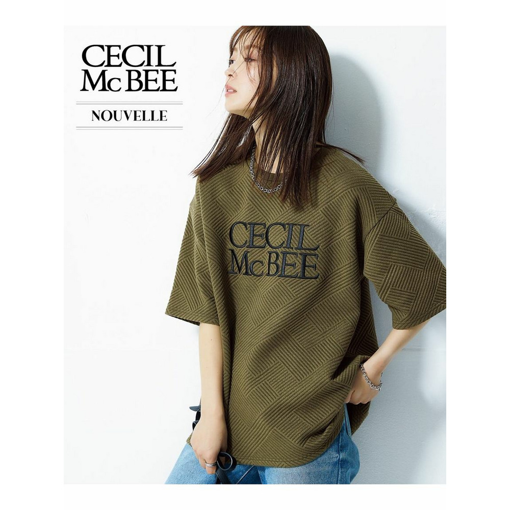 大きいサイズ　【CECIL McBEE】変形キルトカットソープルオーバー2