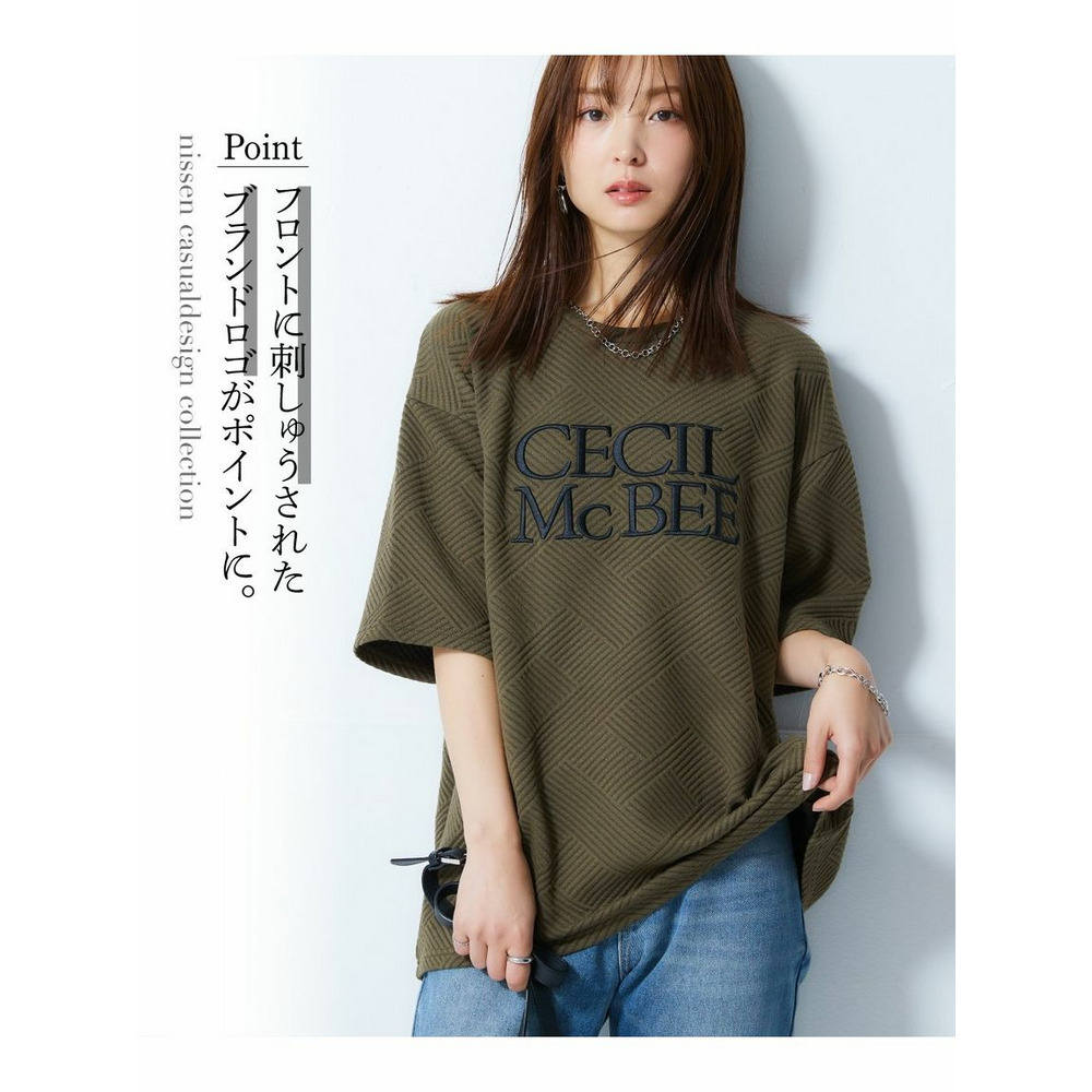 大きいサイズ　【CECIL McBEE】変形キルトカットソープルオーバー5