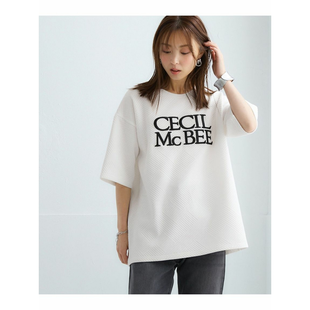 大きいサイズ　【CECIL McBEE】変形キルトカットソープルオーバー カーキ 1