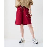 【水陸両用】うすカルストレッチAラインハーフパンツ（ゆったりヒップ）　大きいサイズ