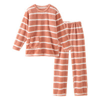 ふわぬくシープ調ボアルームウェア上下セット　大きいサイズ