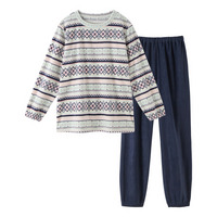 ふわぬくフリースルームウェア上下セット