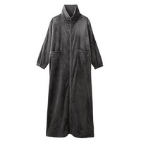 ふわぬくフランネル地を這う着る毛布(ずるずる)