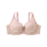 カラフルパレットフルカップブラジャー（大花柄）（日本製レース）